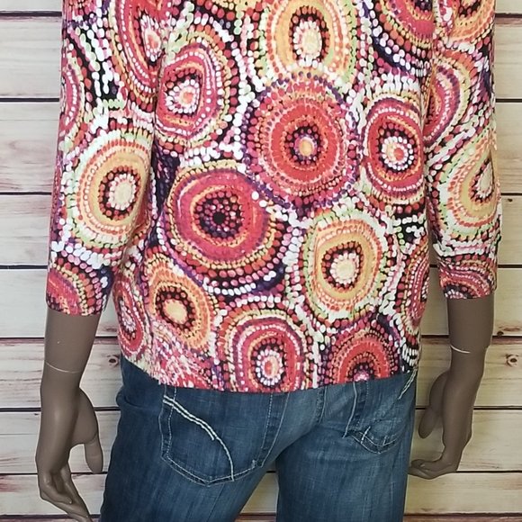 JOSEPH A. Multi-Color Cardigan - Picture 4 of 6